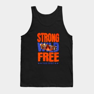 tiger spirit strong wild free Tank Top